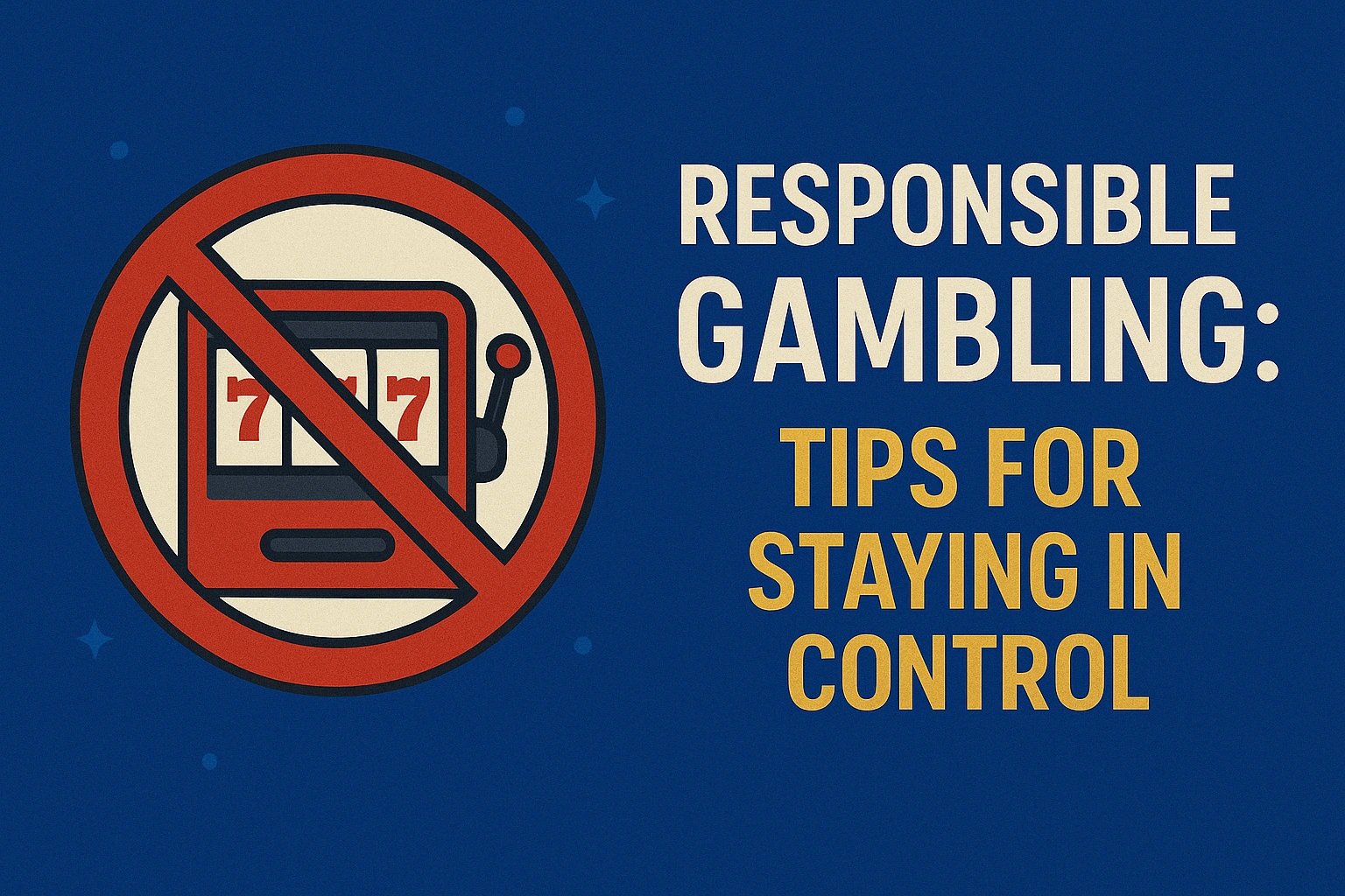 Responsible Gambling: Tips for Staying in Control