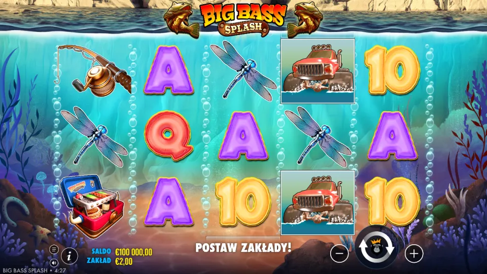 Big Bass Splash, game screen Big Bass Splash, game screen