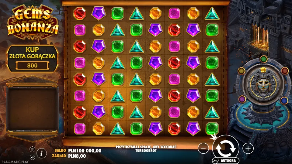 Gems Bonanza, game screen Gems Bonanza, game screen