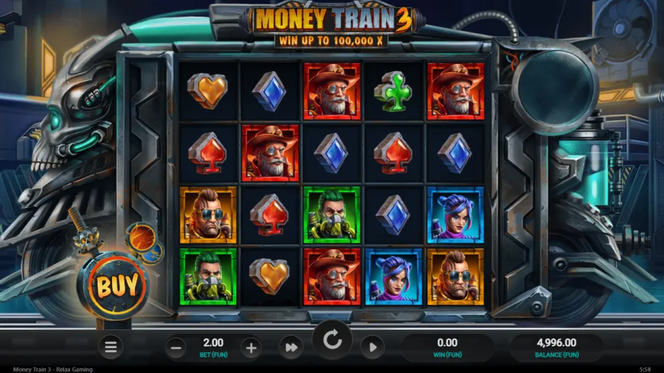 Money Train 3, game screen