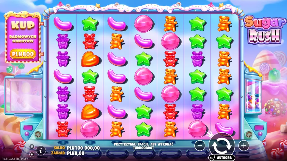 Sugar Rush, game screen Sugar Rush, game screen