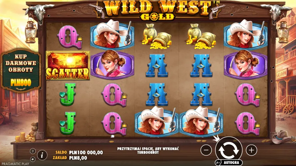 Wild West Gold, game screen Wild West Gold, game screen