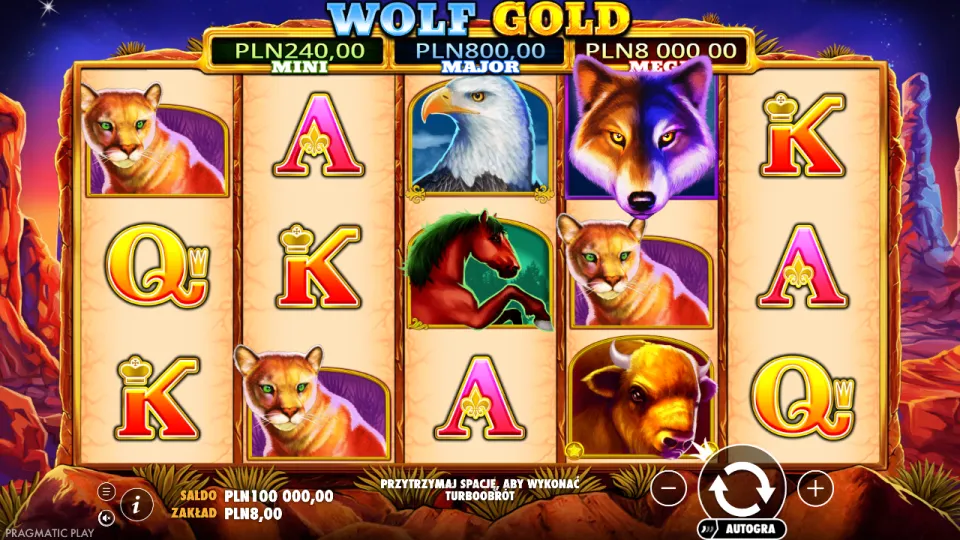 Wolf Gold, game screen Wolf Gold, game screen